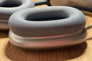 Apple AirPods Max over the ear headphones.
